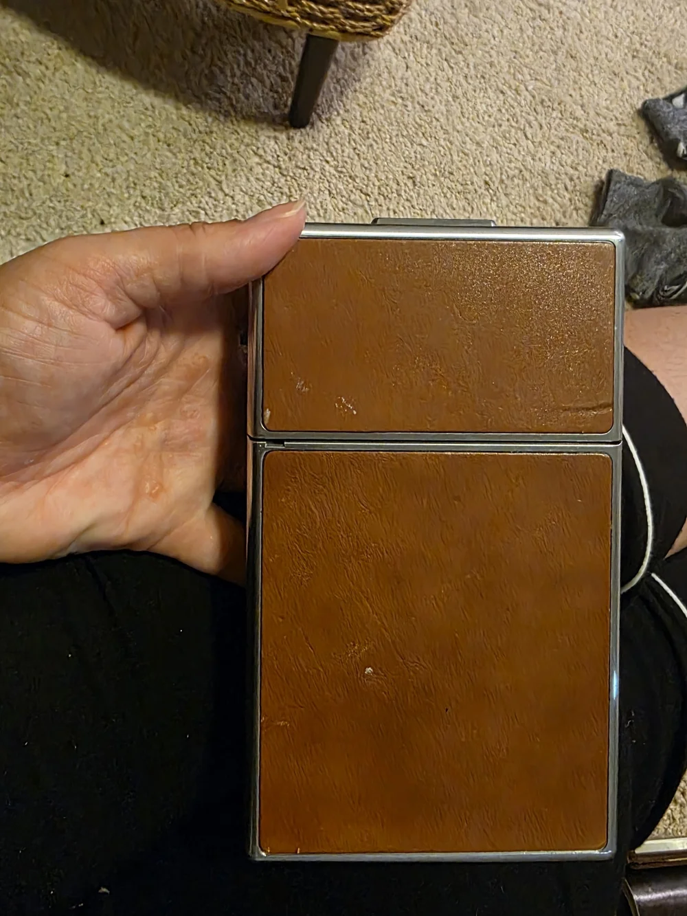 Polaroid SX-70 Land Camera in Brown and Black